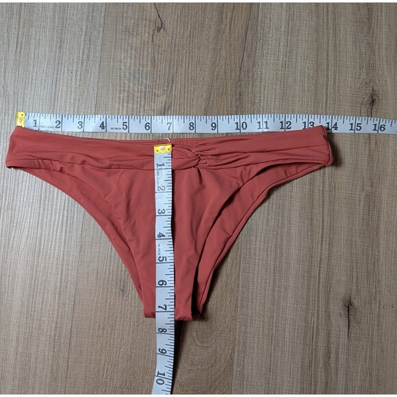 NWT O'Neill Saltwater Swimsuit Bikini Bottom Size S Cheeky Pink Twist Hipster - Picture 6 of 6